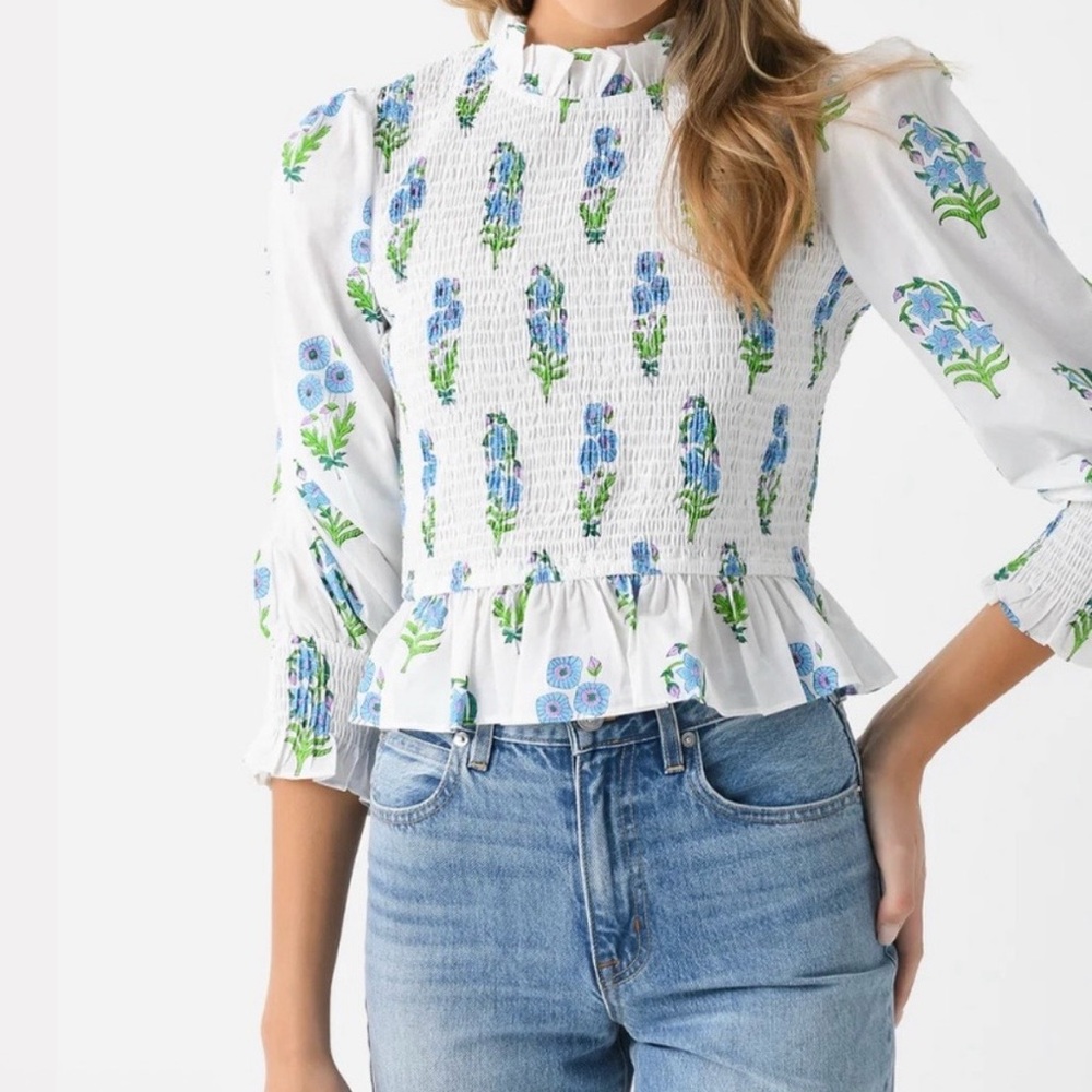 Pink City Printd Isabel top-